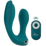 Sweet Smile Dubbel Ergonomische Stimulatie Vibrator - Met Draadloze Afstandsbediening