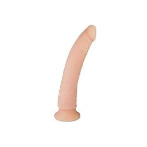 Nature Skin – Natuurlijk Huidachtig Materiaal Dildo met Zuignap en Aders voor Realistisch Gevoel – beige