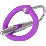 You2Toys – Silionen Penis Plug met Eikel Ring Voor Intens Vol Gevoel - Zwart