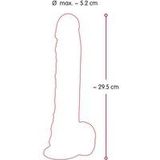 Naturdildo 'Bendable Dildo', Nature Skin 1 St