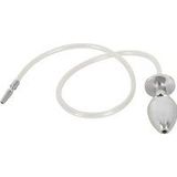 Penis- und Analplug mit Verbindungsschlauch