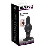 Black Velvets Tester stuiterende buttplug Zwart