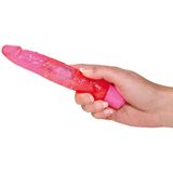 You2Toys – Kunststof Vibrator Slank Ontwerp in Penis Vorm voor Anaal Achterdeur Flexibel – Roze