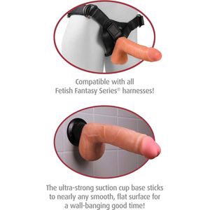 Real Feel Deluxe No.5 - Levensechte Vibrator (Huidtint)