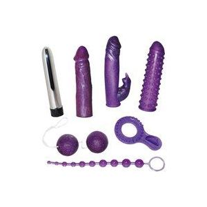 Paarse vibrator Set