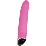 Sweet Smile – ‘Smile Happy�’ Licht Gebogen Vibrator met Penis Vorm Voor Erotische Momenten - Blauw