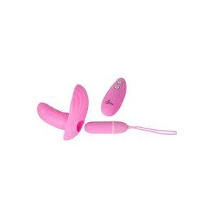 Smile Shelly siliconen vibrator met afstandsbediening, roze