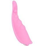 Sweet Smile – Ergonomische Opleg Vibrator In Blad Vorm Voor Clitoris Stimulatie met Massage Noppen