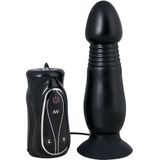 You2Toys – Anale Vibrator met Penetratie Stuw Beweging voor Realistisch Harde Penetratie – Zwart