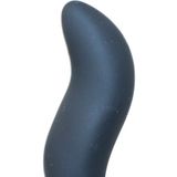 Black Velvets – Siliconen Anaal Vibrator met Verwijderbare Vibro Bullet voor Vinger Stop Plezier – Zwart
