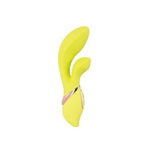 Elegante Vibrator met Clitoris Stimulatie - Lime