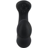 Rebel – Siliconen Prostaat Stimulator Vibrator Voor Anaal Gebruik met Hoefijzer Vorm – Zwart