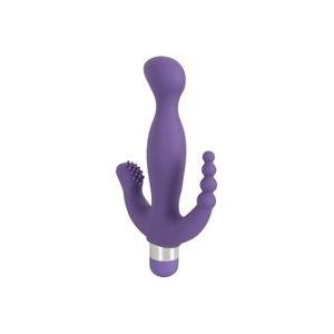 Rabbitvibrator „3 Pointer“ mit Anus-Reizarmen