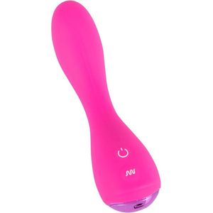 Sweet Smile – Vibrator voor G-spot Stimulatie met Dik Gebogen Punt voor Onwerkelijke Ontspanning – Roze
