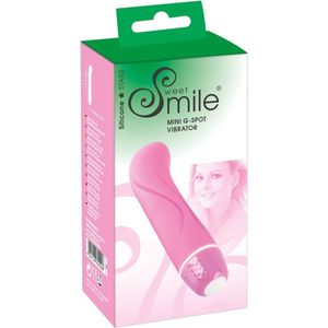 Sweet Smile – Mini Variant G-spot Vibrator met Haaks Ontwerp voor Gemak en Perfecte Orgasmes – 12,5 cm - Roze