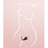 Belou Be Satisfied ""Black"" - stimulerend vibro-ei met prikkelarm voor vrouwen, met elk 4 vibratieniveaus, voor vagina- en clitorisstimulatie, zwart
