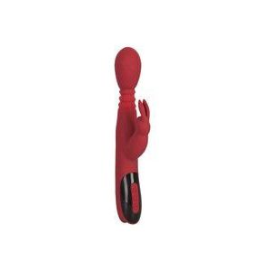 You2Toys – Erotische Bunny Vibrator met Stoot en Rotatie Bewegingen Voor Een Ongekend Gevoel – 26.5 cm – Rood