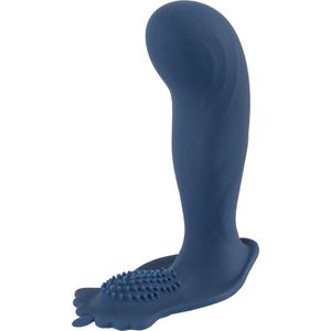 Vibrerende Buttplug met Afstandsbediening - Blauw