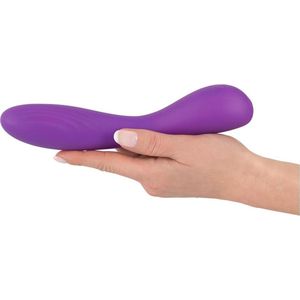 Ergonomische Flexibele Vibrator met Hoogwaardige Afwerking en Krachtige Vibratie 21.3 cm – Paars