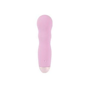 You2toys Cuties-Vibrator Rose - intensieve stimulator voor haar, discreet speelgoed to go, 7 vibratiemodi, licht en oplaadbaar, golvend, roze, 132 g