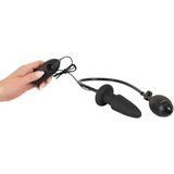 You 2 Toys Inflatable Vibrating Butt Plug Noir Taille Unique