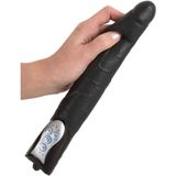 Realistische Dildo met Stotende Bewegingen - Zwart - Stotende Vibrator - Vibrator met stootbewegingen - Seksspeltje voor vrouwen - Sex Toy