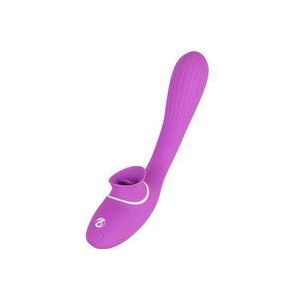 Vibrator met Lik Functie en Vibratie - Orale Sex Stimulator - Tong Vibrator - Likkende - Beffende - Clitoris Stimulator - Vibrators voor vrouwen - Seksspeeltjes - Erotiek Sex Toys