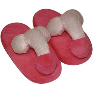 Penis Pantoffels in het Roze