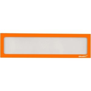 Ultradex Infotasche magnetisch für Überschriften A4quer/A3hoch orange
