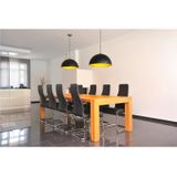 FORCHINI Pendelleuchte, PD-1, rund, schwarz gold, E27, max. 40W