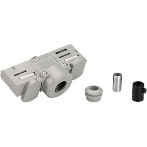 SLV - EUTRAC - Stroomrailadapter - Grijs - Kunststof
