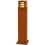 SLV 229421 staand armatuur RUSTY SQUARE 70 / buitenverlichting voor paden, wanden, ingangen, led outdoor tuinarmatuur / E27 IP55 11W roestkleur