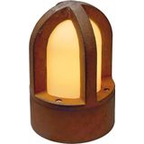 SLV buitenlichtklem - e27 - slv rusty cone terminal, roest gietijzer, e14, max. 40w, ip54 oranje 229430