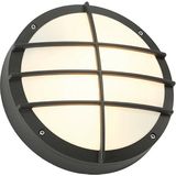 SLV Bulan Grid 229085 Buitenlamp (wand) Spaarlamp, LED E27 50 W Antraciet