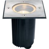 Dasar - 115 GU10 - Grondspot Inbouwlamp - Vierkant - 8 cm - Inclusief Inbouwpot