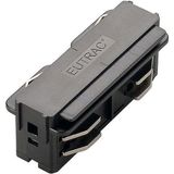 SLV - 3-fasesysteem - Langverbinder - Zwart - Voor EUTRAC 3-fase Opbouwrail