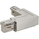 SLV - EUTRAC L-verbinder - Zilvergrijs - Met Voedingsmogelijkheid