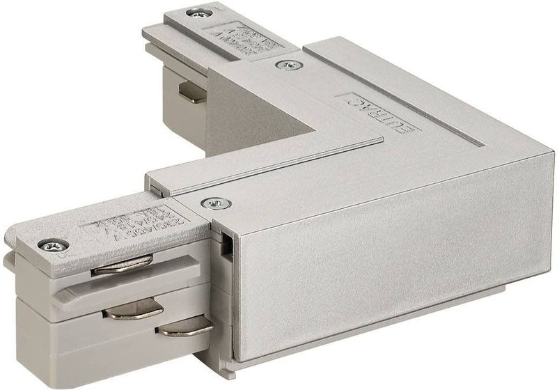 SLV - EUTRAC L-verbinder - Zilvergrijs - Met Voedingsmogelijkheid
