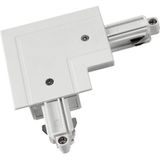 SLV Onderdeel | Hoekverbinding voor 1-fase HV-hoogspanningsrail, inbouwversie wit, aar | 1~ SYSTEM