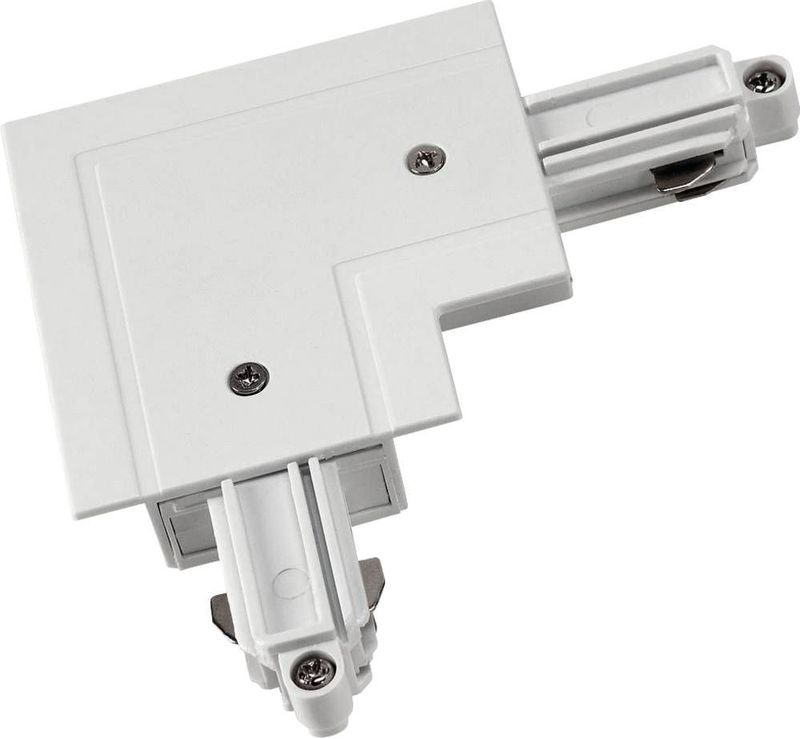 SLV Onderdeel | Hoekverbinding voor 1-fase HV-hoogspanningsrail, inbouwversie wit, aar | 1~ SYSTEM