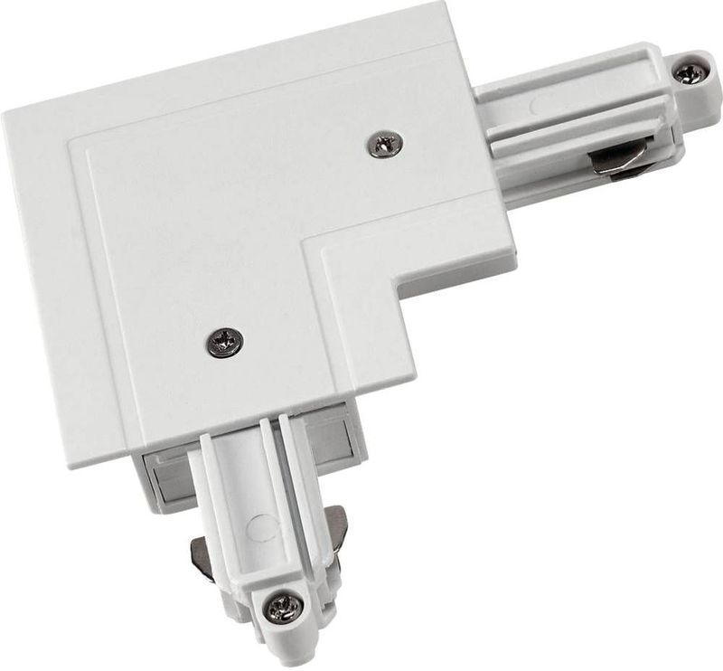 SLV Onderdeel | Hoekverbinding voor 1-fase HV-hoogspanningsrail, inbouwversie wit, aar | 1~ SYSTEM