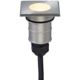 SLV Power Trail Lite 228342 LED-buitenlamp (inbouw) LED vast ingebouwd LED 1 W Zilver-grijs
