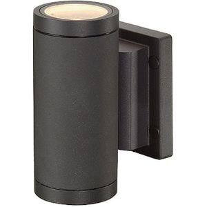 SLV wandlamp Myra, antraciet, aluminium, breedte cm, omhoog/omlaag
