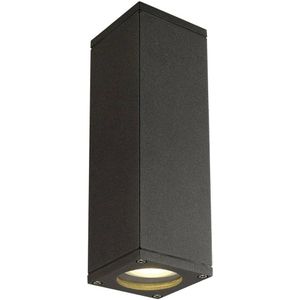 SLV buitenwandlamp Theo, antraciet, aluminium, omhoog/omlaag
