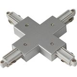 SLV Onderdeel | X-verbindingsdeel voor 1-fase-hoogvolt spanningsrail, opbouwversie zil | 1~ SYSTEM