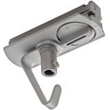 Adapter f&#252;r 1-Phasen Hochvolt- schiene, silber, elektrisch, mit Haken