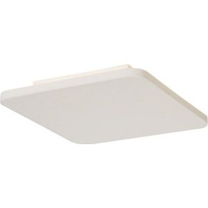 SLV Plastra LED wandlamp van gips hoekig 30x30cm