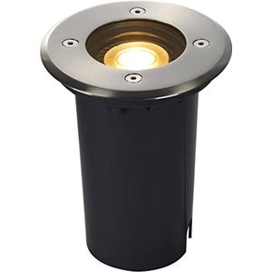 SOLASTO Bodeneinbauleuchte, rund, Edelstahlblende, GU10