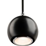 SLV - Light Eye Ball - Hanglamp - Zwart/Chroom - GU10 Fitting, 1 x 6 W LED