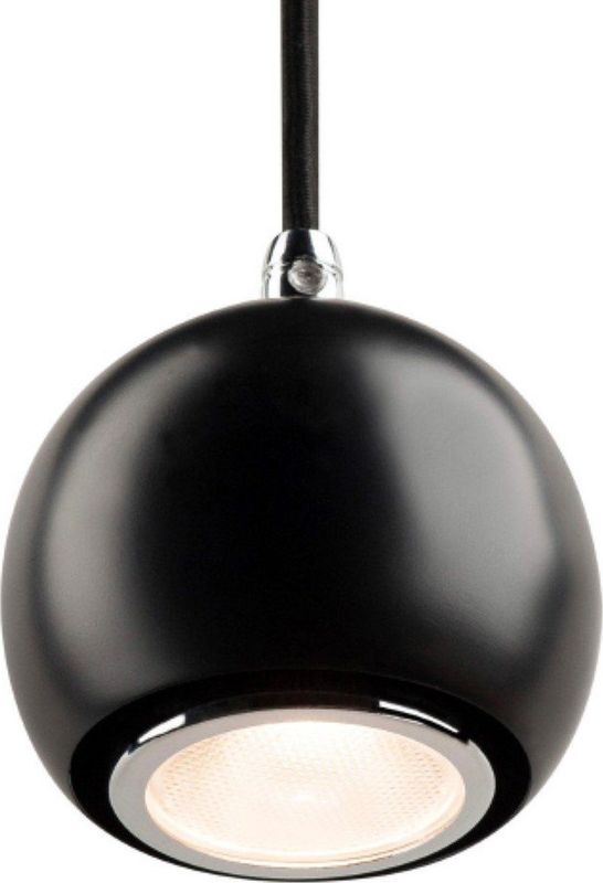 SLV - Light Eye Ball - Hanglamp - Zwart/Chroom - GU10 Fitting, 1 x 6 W LED